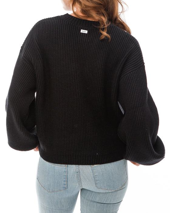 【OUTLET】【直営店限定】RVCA レディース DIP IN SWEATER セーター【2023年秋冬モデル】