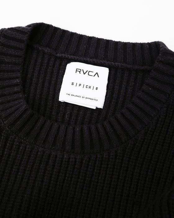 【OUTLET】【直営店限定】RVCA レディース DIP IN SWEATER セーター【2023年秋冬モデル】