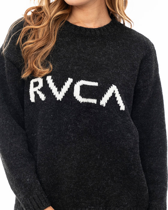 【OUTLET】RVCA レディース BIG RVCA KNIT セーター【2023年秋冬モデル】