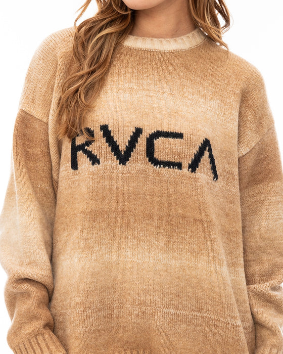 【OUTLET】RVCA レディース BIG RVCA KNIT セーター【2023年秋冬モデル】