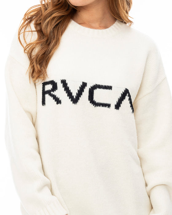 【OUTLET】RVCA レディース BIG RVCA KNIT セーター【2023年秋冬モデル】