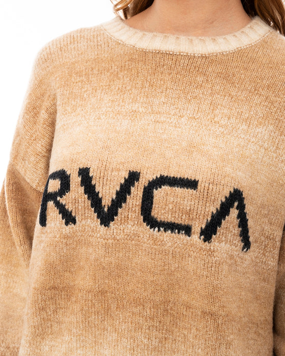 【OUTLET】RVCA レディース BIG RVCA KNIT セーター【2023年秋冬モデル】