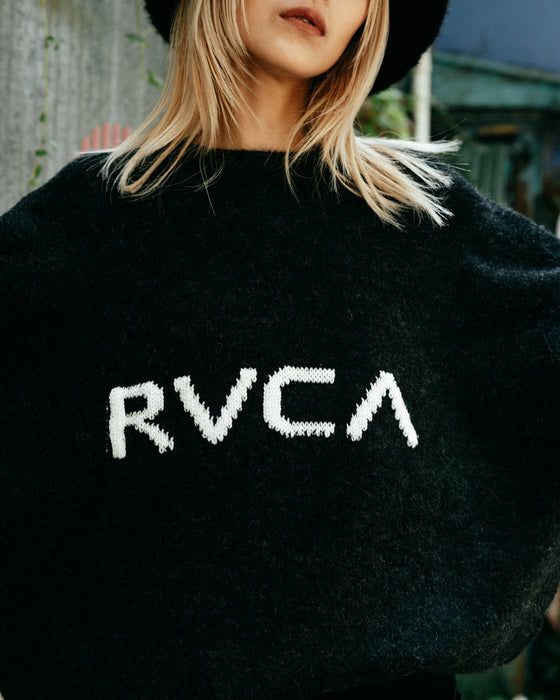 【OUTLET】RVCA レディース BIG RVCA KNIT セーター【2023年秋冬モデル】