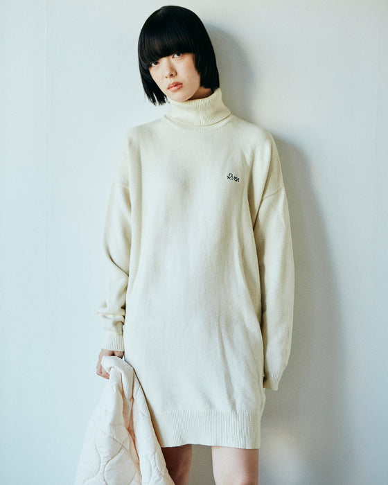 【OUTLET】RVCA レディース TURTLENECK KNIT DRESS セーター【2023年冬モデル】