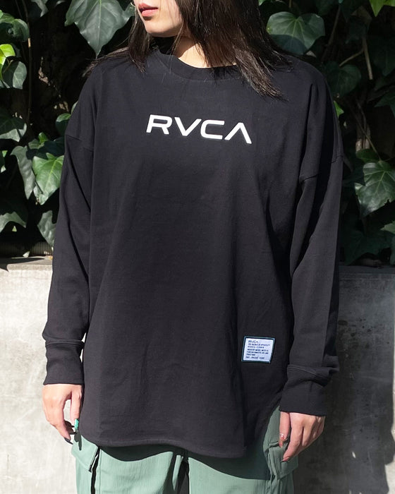 【OUTLET】RVCA レディース FRONT LOGO LS ロンT【2023年冬モデル】