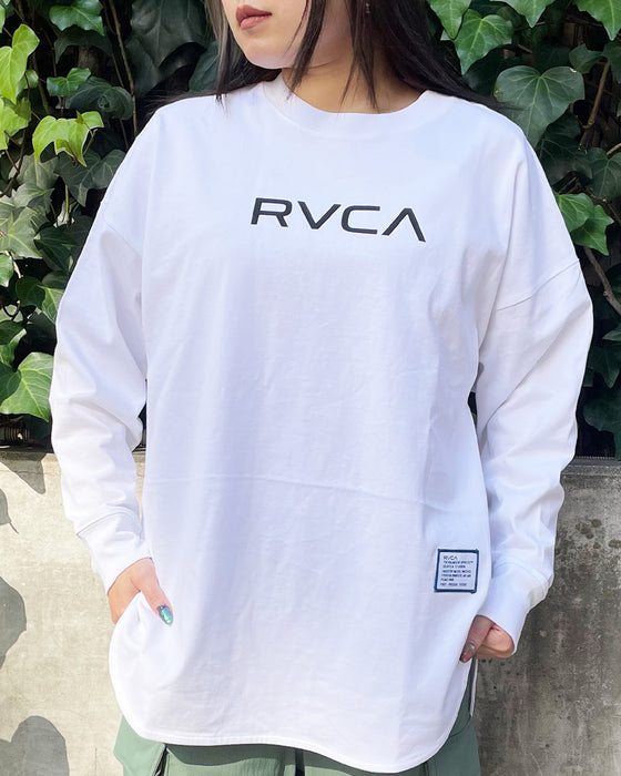 【OUTLET】RVCA レディース FRONT LOGO LS ロンT【2023年冬モデル】