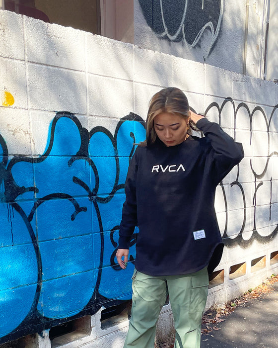 【OUTLET】RVCA レディース FRONT LOGO LS ロンT【2023年冬モデル】