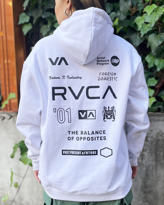 【OUTLET】RVCA レディース ALL BRAND RVCA HOODIE パーカー【2023年冬モデル】