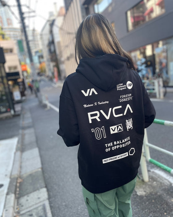 【OUTLET】RVCA レディース ALL BRAND RVCA HOODIE パーカー【2023年冬モデル】