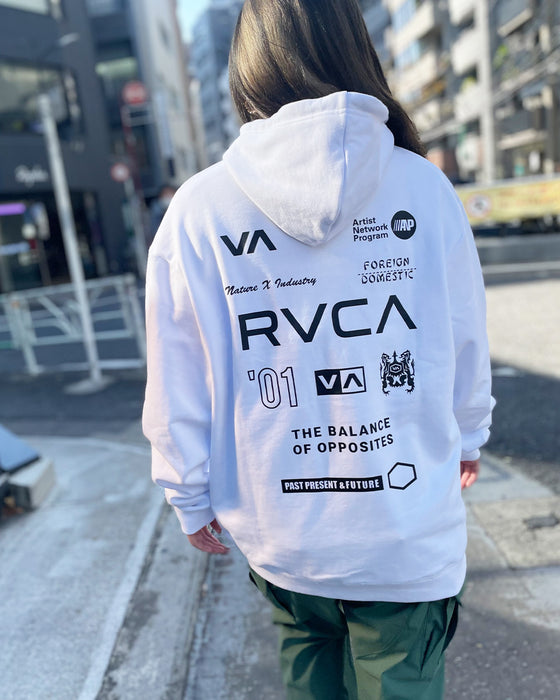 【OUTLET】RVCA レディース ALL BRAND RVCA HOODIE パーカー【2023年冬モデル】