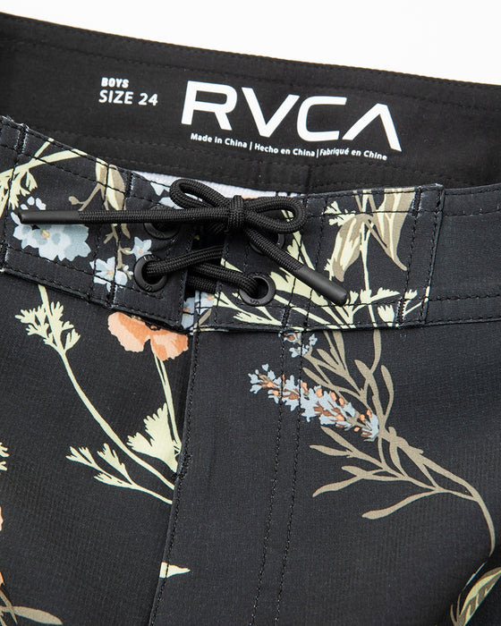 【OUTLET】【直営店限定】RVCA キッズ VA TRUNK ボードショーツ/サーフトランクス【2023年夏モデル】
