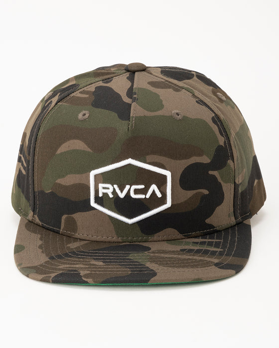 【OUTLET】RVCA キッズ COMMONWEALTH SNAPBACK B キャップ【2023年夏モデル】