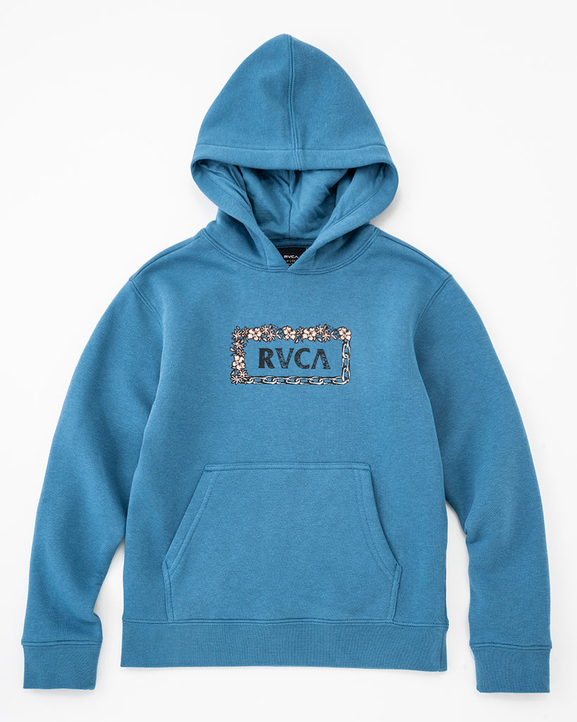 【OUTLET】【直営店限定】RVCA キッズ FOOD CHAIN HOODIE パーカー【2023年秋冬モデル】