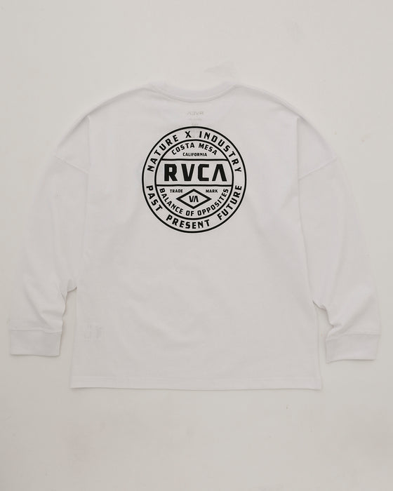 【OUTLET】RVCA キッズ STANDARD ISSUE CR ロンＴ【2023年秋冬モデル】