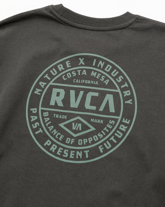 【OUTLET】RVCA キッズ STANDARD ISSUE CR ロンＴ【2023年秋冬モデル】