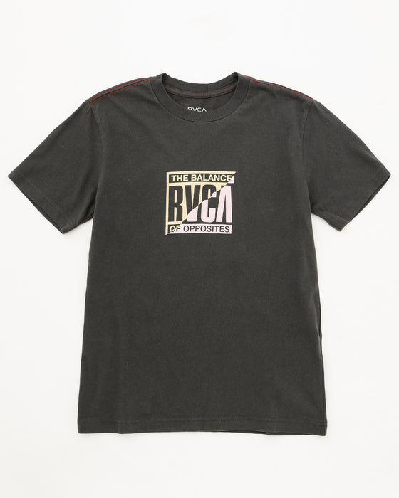 【OUTLET】【オンライン限定】RVCA キッズ SPLITTER SS Ｔシャツ【2023年冬モデル】