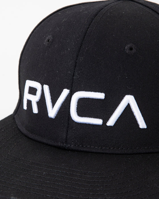 【OUTLET】RVCA キッズ  RVCA TWILL SNAPBACK キャップ【2023年秋冬モデル】