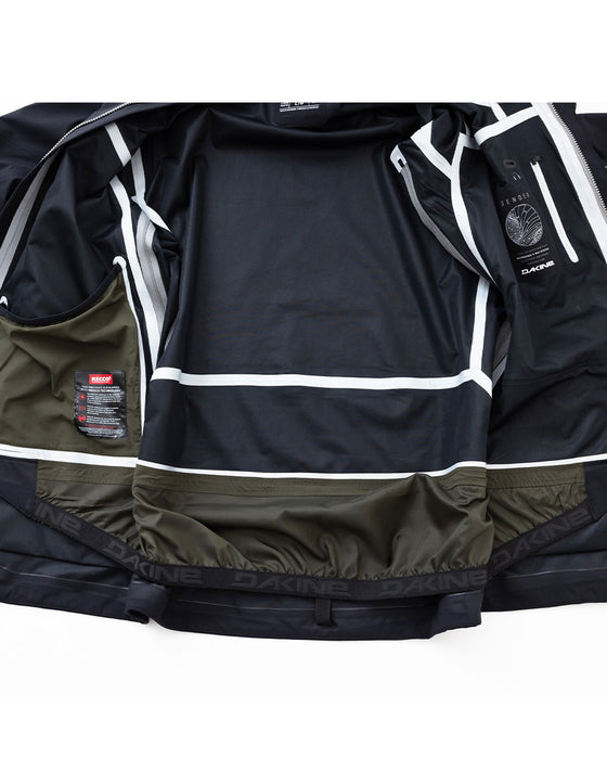 【OUTLET】DAKINE メンズ SENDER STRETCH 3L JACKET スノージャケット BK2 【2023/2024年冬モデル】