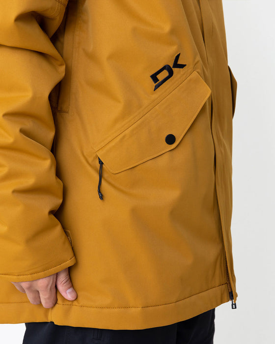 【OUTLET】【オンライン限定】DAKINE メンズ REACH 20K INSULATED PARKA スノージャケット GDY 【2023/2024年冬モデル】