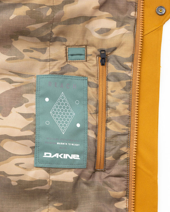 【OUTLET】【オンライン限定】DAKINE メンズ REACH 20K INSULATED PARKA スノージャケット GDY 【2023/2024年冬モデル】