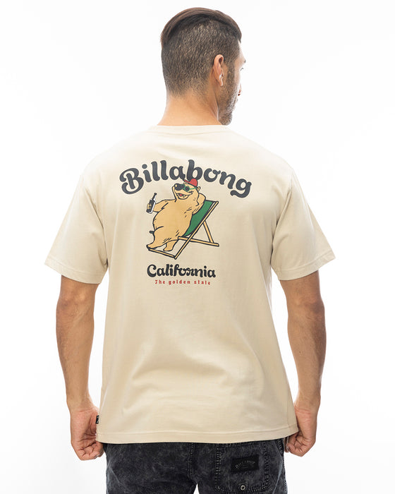 【OUTLET】BILLABONG メンズ CALI BEAR Ｔシャツ 【2024年春夏モデル】