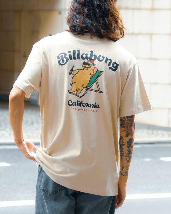 【OUTLET】BILLABONG メンズ CALI BEAR Ｔシャツ 【2024年春夏モデル】