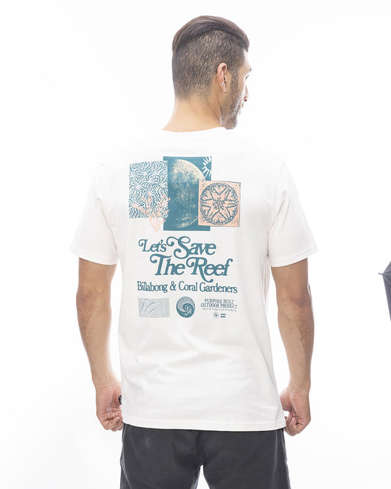 【OUTLET】BILLABONG メンズ【CORAL GARDENERS】 CG LETS SAVE THE REEF SS Ｔシャツ 【2024年春夏モデル】