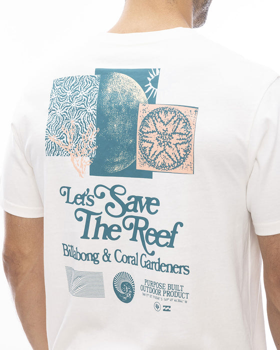 【OUTLET】BILLABONG メンズ【CORAL GARDENERS】 CG LETS SAVE THE REEF SS Ｔシャツ 【2024年春夏モデル】