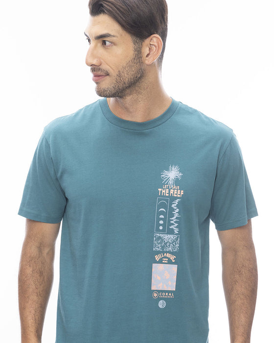 【OUTLET】BILLABONG メンズ 【CORAL GARDENERS】 CG REEF NURSERY SS Ｔシャツ 【2024年春夏モデル】