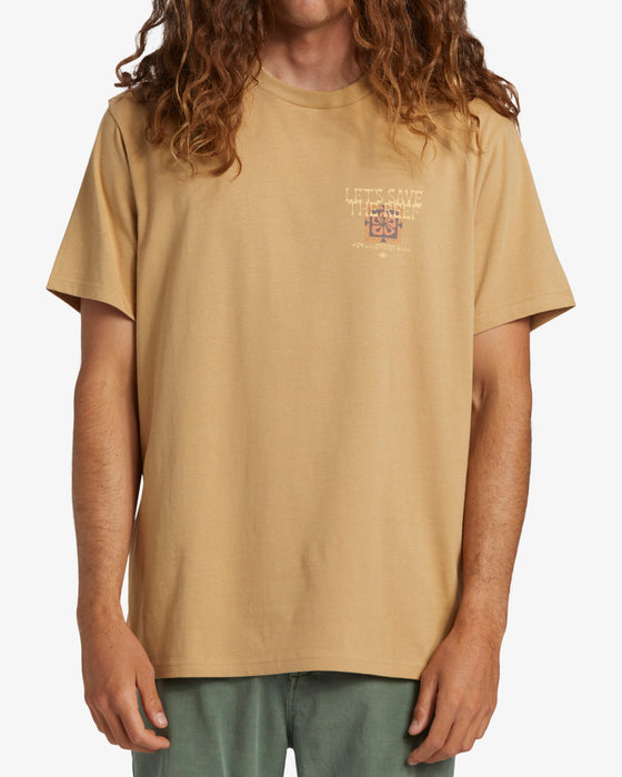 【OUTLET】BILLABONG メンズ【CORAL GARDENERS】 CG TIKI REEF SS Ｔシャツ 【2024年春夏モデル】