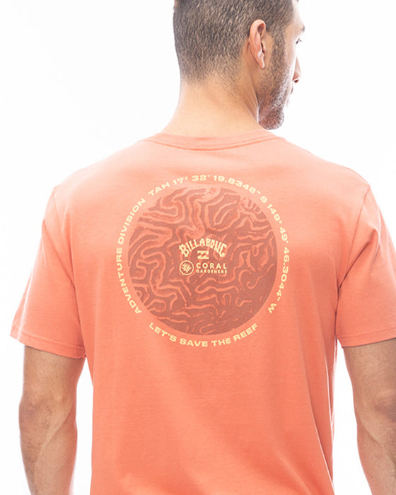 【OUTLET】BILLABONG メンズ 【CORAL GARDENERS】 CG BRAIN SS Ｔシャツ 【2024年春夏モデル】