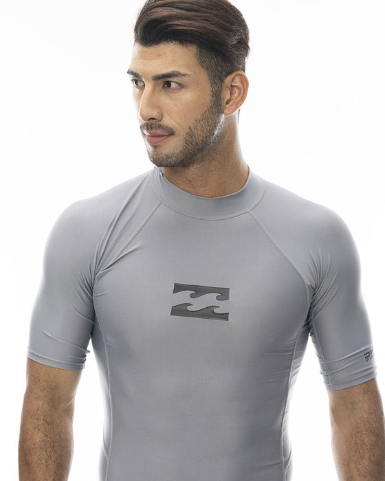 【OUTLET】BILLABONG メンズ HI NECK SS ラッシュガード 【2024年春夏モデル】