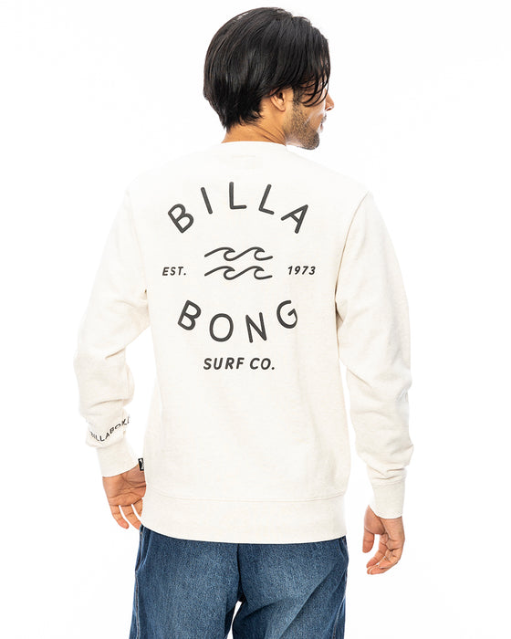 BILLABONG メンズ ONE TIME トレーナー OAT 【2024年秋冬モデル】 XL / OAT