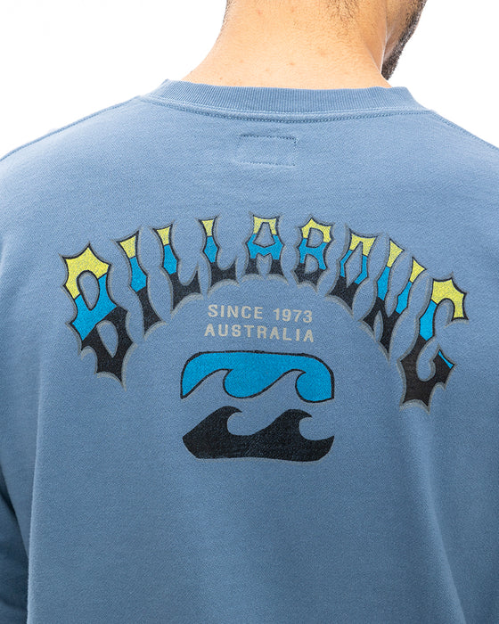 【OUTLET】BILLABONG メンズ ARCH トレーナー OFW 【2024年秋冬モデル】