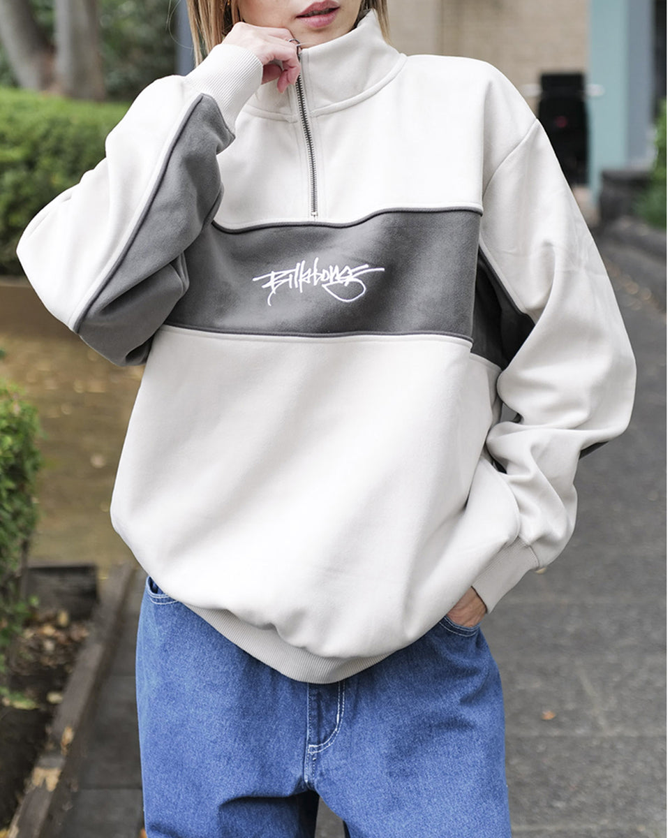 OUTLET】BILLABONG メンズ Y2K PANLE HALF ZIP スウェットジャケット