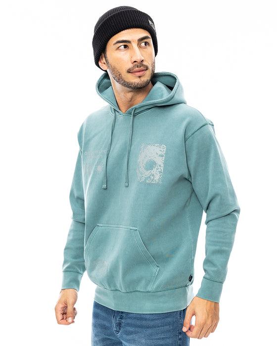 BILLABONG メンズ WASHED WAVE LAYER パーカー GRN 【2024年秋冬モデル】 XL / GRN