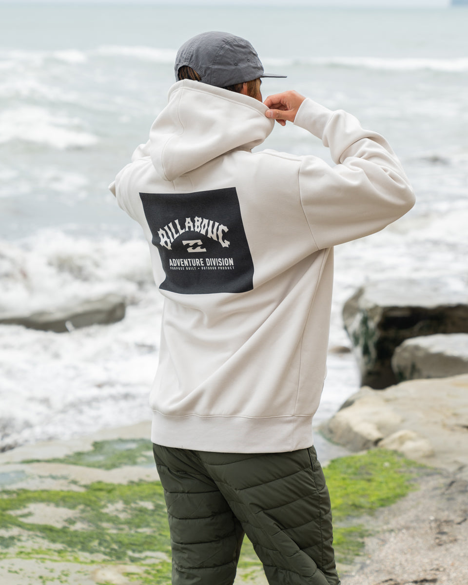 OUTLET FAMILY SALE】BILLABONG メンズ ADIV LOGO HOOD パーカー FOG