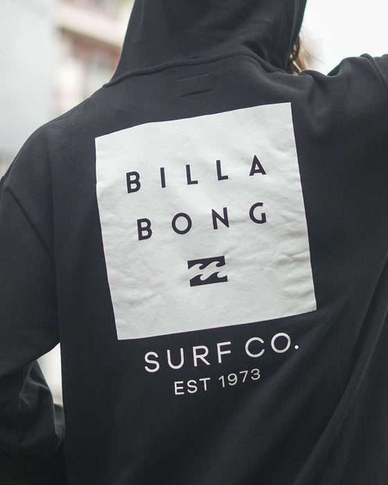 【SALE】BILLABONG メンズ LOGO SET UP パーカー BLK 【2024年秋冬モデル】