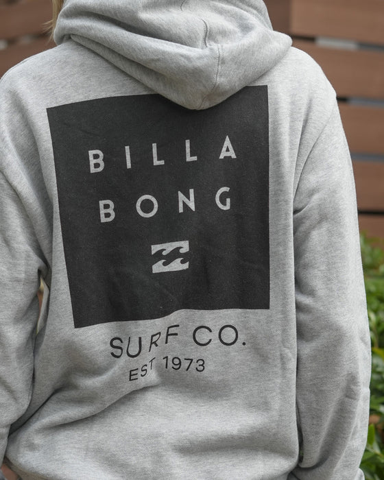 【SALE】BILLABONG メンズ LOGO SET UP パーカー GRH 【2024年秋冬モデル】