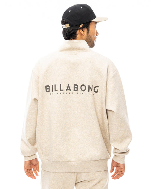 BILLABONG メンズ WAVE LAYER HALF ZIP スウェットジャケット OAT 【2024年秋冬モデル】 XL / OAT