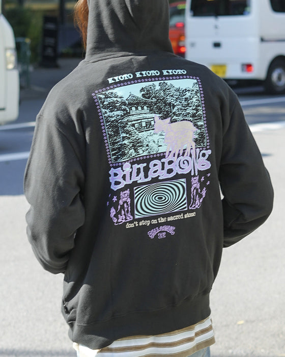 【SALE】BILLABONG メンズ DESTINATION KYOTO パーカー BLK 【2024年秋冬モデル】