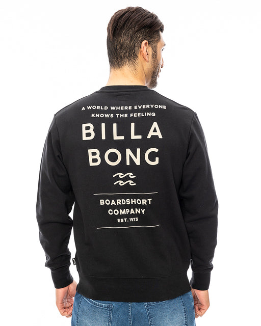 BILLABONG メンズ DECAF トレーナー BLK 【2024年秋冬モデル】 XL / BLK