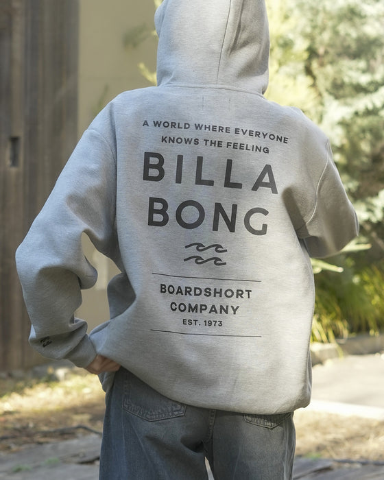 【SALE】BILLABONG メンズ WAVE LAYER セットアップ パーカー GRH 【2024年秋冬モデル】