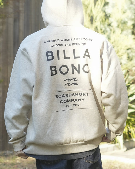 【SALE】BILLABONG メンズ WAVE LAYER セットアップ パーカー OAT 【2024年秋冬モデル】