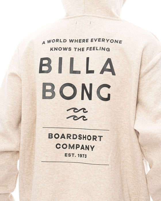 【SALE】BILLABONG メンズ WAVE LAYER セットアップ パーカー OAT 【2024年秋冬モデル】