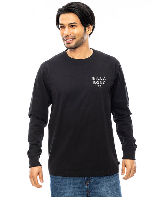 BILLABONG メンズ DECAF ロンＴ BLK 【2024年秋冬モデル】 XL / BLK