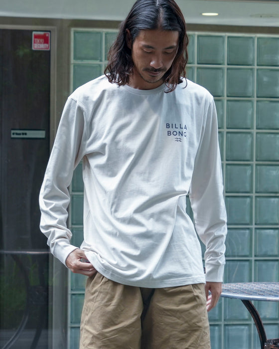 【SALE】BILLABONG メンズ DECAF ロンＴ CRM 【2024年秋冬モデル】