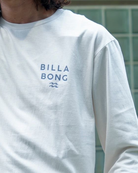 【SALE】BILLABONG メンズ DECAF ロンＴ CRM 【2024年秋冬モデル】