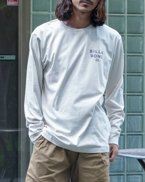 【SALE】BILLABONG メンズ DECAF ロンＴ CRM 【2024年秋冬モデル】