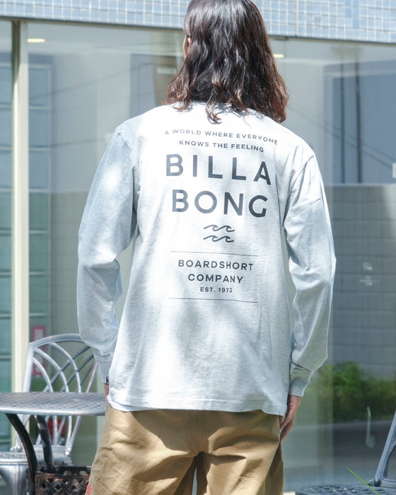 【SALE】BILLABONG メンズ DECAF ロンＴ GRH 【2024年秋冬モデル】